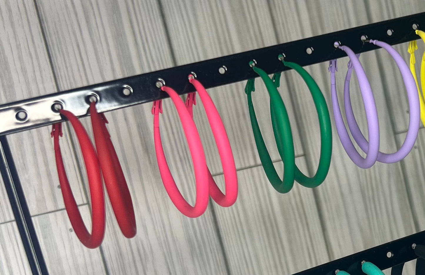 Colorful Hoop Earrings (Small)