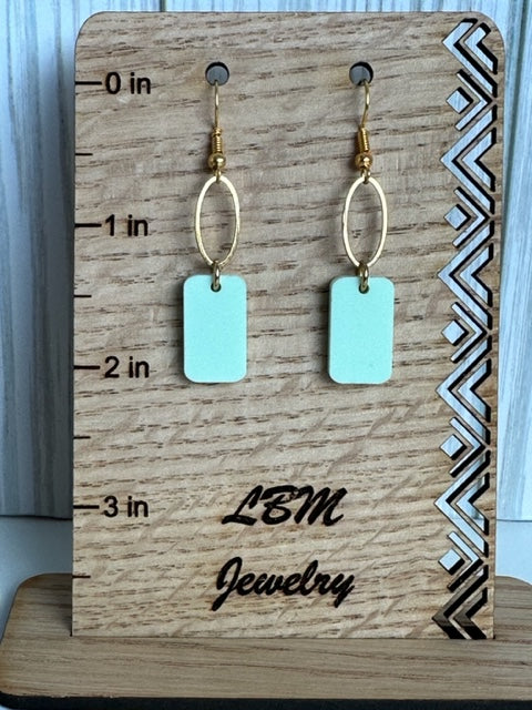 Springtime Fine Earrings (Mint)